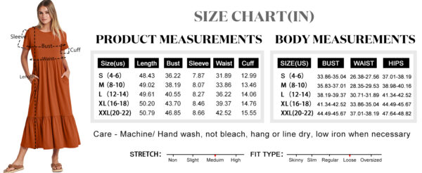 ANRABESS Women Summer Casual Short Sleeve Crewneck Aline Swing Flowy Tiered Shirt Maxi Beach Long Dress 2025 Trendy Outfits at Amazon Women’s Clothing store - Image 14